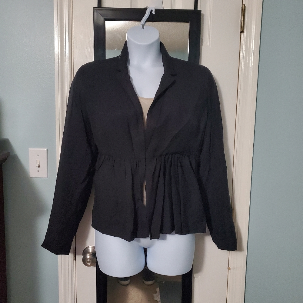 BOGO NWT Lauren Conrad Black Peplum Blazer